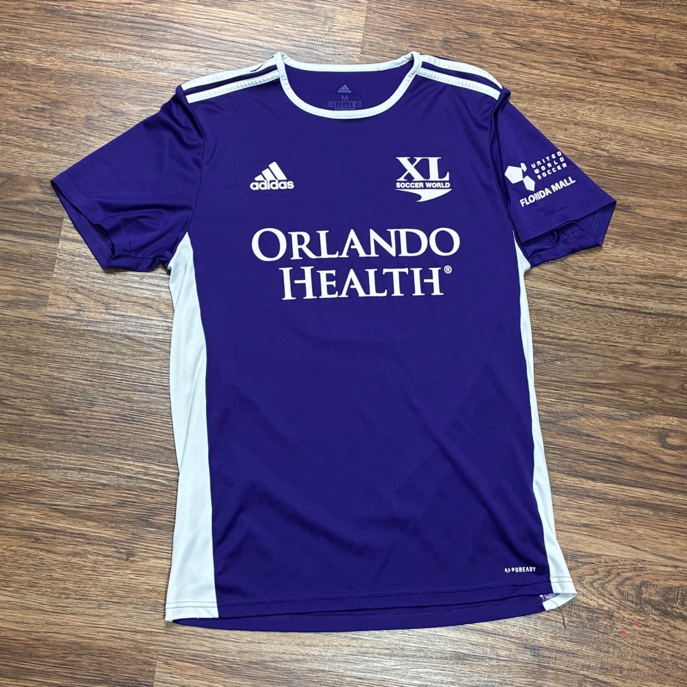Adidas XL Soccer World Orlando Health Purple Training Jersey Men's M